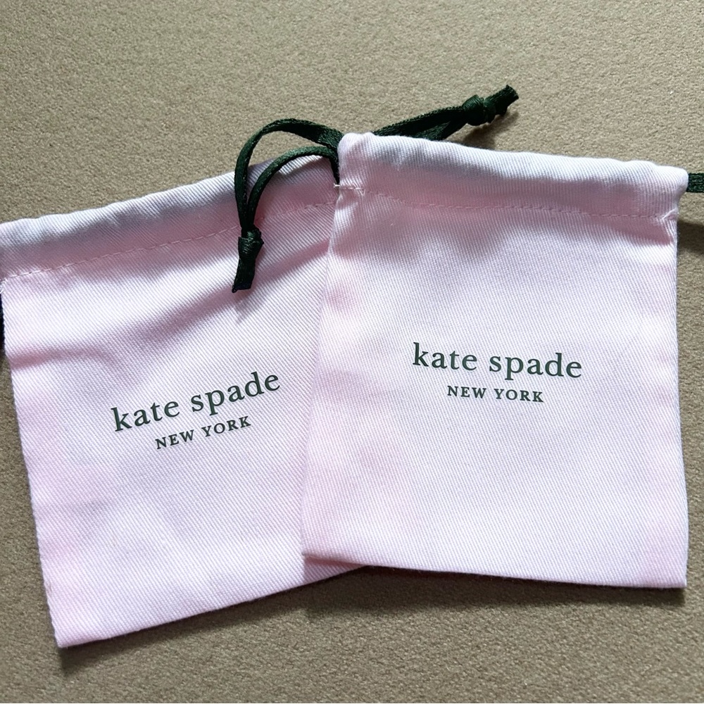 kate spade Set of 2 Small Jewelry Dust Bags